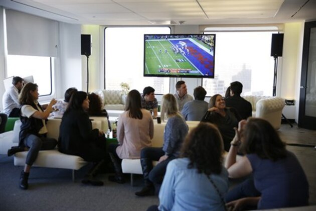 The Death Wish Coffee and Intuit QuickBooks teams celebrate Death Wish Coffee's big game commercial at the Intuit QuickBooks Small Business Big Game viewing party on Sunday, February 7, 2016, in San Francisco, CA. (Photo by Alison Yin/Invision for Intuit QuickBooks/AP Images)
