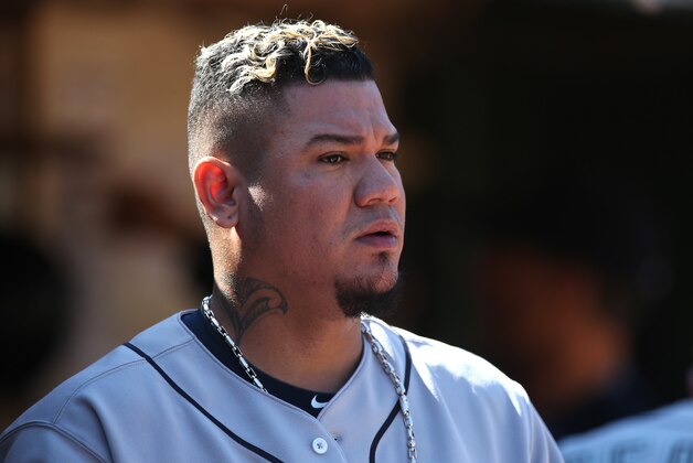 OAKLAND, CA - SEPTEMBER 10:  Felix Hernandez #34 of the Seattle Mariners watches from the dugout during the game against the Oakland Athletics at the Oakland Coliseum on Saturday, September 10, 2016 in Oakland, California. (Photo by Brad Mangin/MLB Photos via Getty Images)