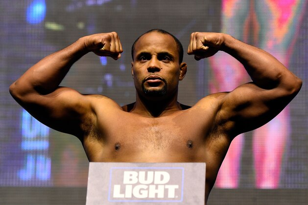 LAS VEGAS, NV - JULY 08:  Daniel Cormier steps on the scale during the UFC 200 weigh-in at T-Mobile Arena on July 8, 2016 in Las Vegas, Nevada. (Photo by Josh Hedges/Zuffa LLC/Zuffa LLC via Getty Images)