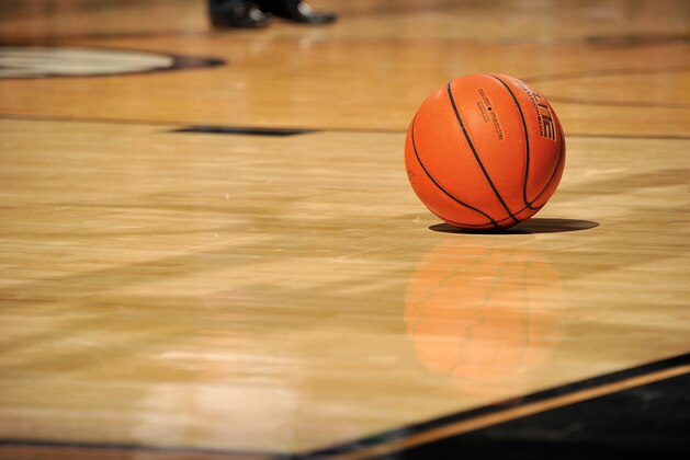 NASHVILLE, TN - FEBRUARY 25:  A general view of a basketball resting on the court during a game between the Florida Gators and the Vanderbilt Commodores at Memorial Gym on February 25, 2014 in Nashville, Tennessee.  (Photo by Frederick Breedon/Getty Images)