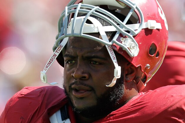 TUSCALOOSA, AL - SEPTEMBER 24:  Josh Chapman #99 of the Alabama Crimson Tide against the Arkansas Razorbacks at Bryant-Denny Stadium on September 24, 2011 in Tuscaloosa, Alabama.  (Photo by Kevin C. Cox/Getty Images)