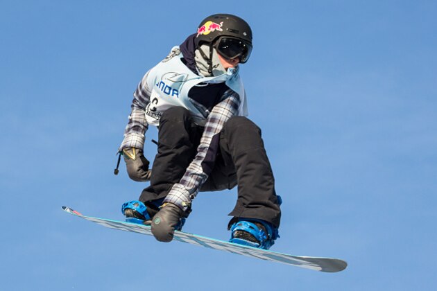 ZURICH, SWITZERLAND - SEPTEMBER 28:  Snowboarder Marcus Kleveland (2nd) of Norway during the final at freestyle.ch Zurich on September 28, 2014 in Zurich, Switzerland.  (Photo by Dominic Steinmann/Getty Images)