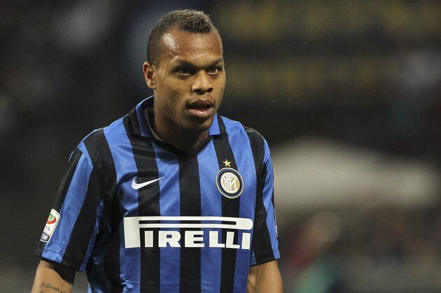 MILAN, ITALY - APRIL 23:  Jonathan Biabiany of FC Internazionale Milano looks on during the Serie A match between FC Internazionale Milano and Udinese Calcio at Stadio Giuseppe Meazza on April 23, 2016 in Milan, Italy.  (Photo by Marco Luzzani/Getty Images)