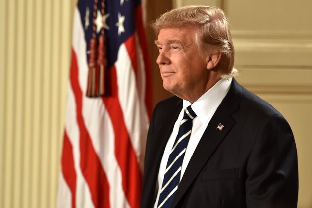 US President Donald Trump walks to the podium to announce his nominee to the Supreme Court at the White House in Washington, DC, on January 31, 2017.
President Donald Trump nominated federal appellate judge Neil Gorsuch as his Supreme Court nominee, tilting the balance of the court back in the conservatives' favor. / AFP / Nicholas Kamm        (Photo credit should read NICHOLAS KAMM/AFP/Getty Images)