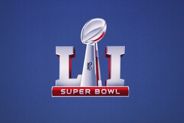 HOUSTON, TX - FEBRUARY 01:  The Super Bowl 51 logo is seen following a press conference held by NFL Commissioner Roger Goodell (not pictured) at the George R. Brown Convention Center on February 1, 2017 in Houston, Texas.  (Photo by Tim Bradbury/Getty Images)