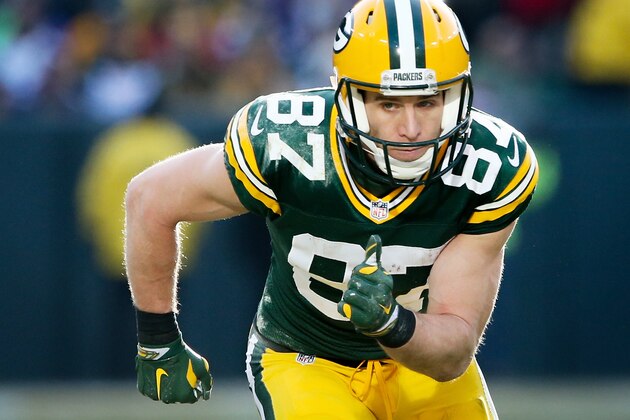 GREEN BAY, WI - DECEMBER 24:  Jordy Nelson #87 of the Green Bay Packers runs a route in the first quarter against the Minnesota Vikings at Lambeau Field on December 24, 2016 in Green Bay, Wisconsin. (Photo by Dylan Buell/Getty Images)