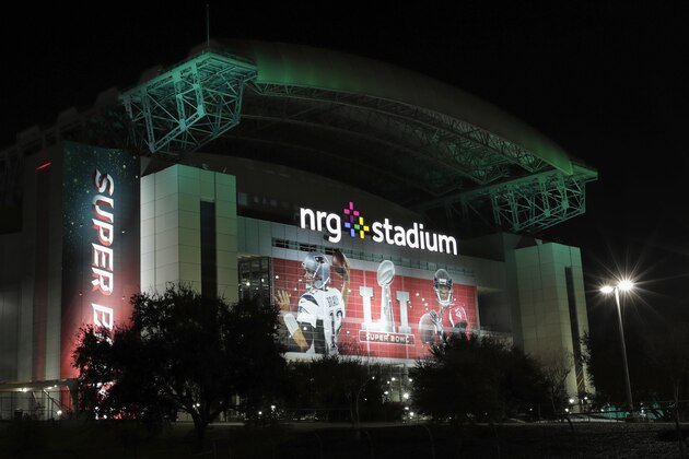 HOUSTON, TX - JANUARY 31:  A general view of NRG Stadium, site of Super Bowl LI on January 31, 2017 in Houston, Texas.  (Photo by Tim Warner/Getty Images)