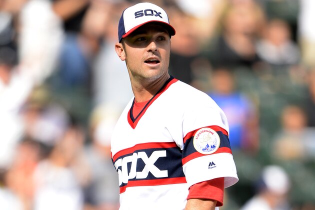 CHICAGO - AUGUST 21:  David Robertson #30 of the Chicago White Sox reacts after the last out was made against the Oakland Athletics on August 21, 2016 at U.S. Cellular Field in Chicago, Illinois.  The White Sox defeated the Athletics 4-2.  (Photo by Ron Vesely/MLB Photos via Getty Images)