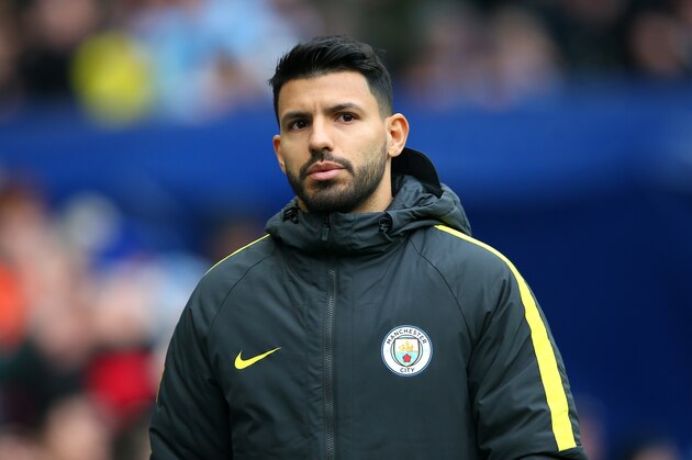 MANCHESTER, ENGLAND - FEBRUARY 05: Sergio Aguero of Manchester City looks on during the Premier League match between Manchester City and Swansea City at Etihad Stadium on February 5, 2017 in Manchester, England.  (Photo by Alex Livesey/Getty Images)