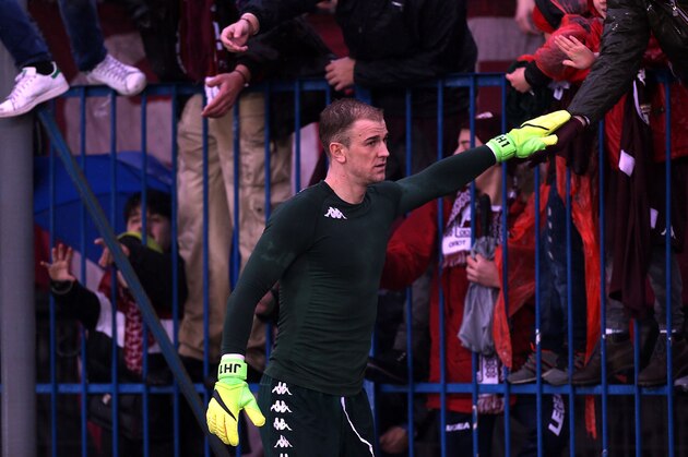 EMPOLI, ITALY - FEBRUARY 05: Joe Hart of FC Torino during the Serie A match between Empoli FC and FC Torino at Stadio Carlo Castellani on February 5, 2017 in Empoli, Italy.  (Photo by Gabriele Maltinti/Getty Images)