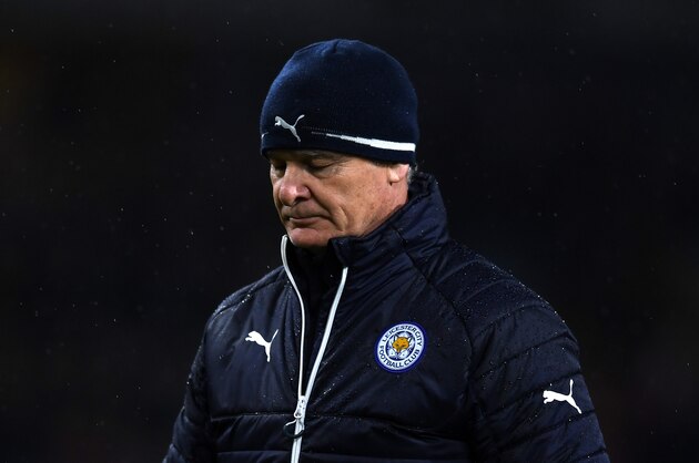 BURNLEY, ENGLAND - JANUARY 31:  Claudio Ranieri, Manager of Leicester City shows his dejection after his side's defeat in the Premier League match between Burnley and Leicester City at Turf Moor on January 31, 2017 in Burnley, England.  (Photo by Gareth Copley/Getty Images)