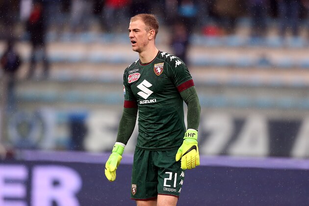 EMPOLI, ITALY - FEBRUARY 05: Joe Hart of FC Torino looks on during the Serie A match between Empoli FC and FC Torino at Stadio Carlo Castellani on February 5, 2017 in Empoli, Italy.  (Photo by Gabriele Maltinti/Getty Images)