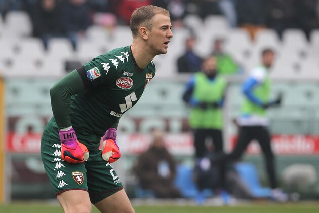 TURIN, ITALY - JANUARY 29:  Joe Hart of Torino FC ilooks on during the Serie A match betweenFC Torino and Atalanta BC at Stadio Olimpico di Torino on January 29, 2017 in Turin, Italy.  (Photo by Marco Luzzani/Getty Images)