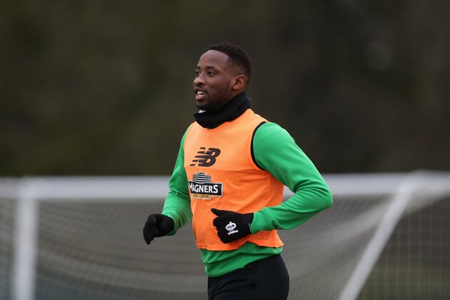 GLASGOW, SCOTLAND - DECEMBER 29:  Moussa Dembele is seen during a training session at Lennoxtown Training Centre on December 29, 2016 in Glasgow, Scotland. (Photo by Ian MacNicol/Getty Images)
