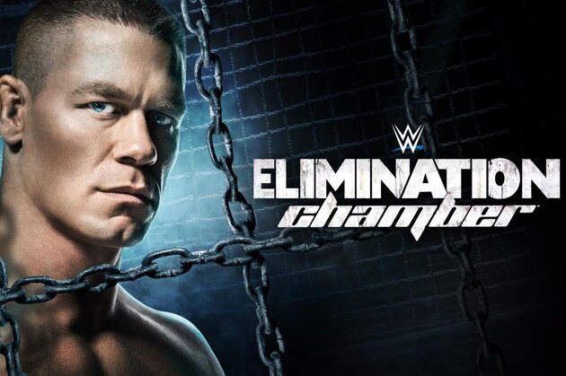John Cena will defend the WWE title inside the Elimination Chamber.