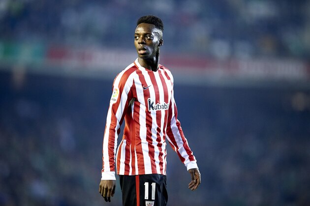SEVILLE, SPAIN - DECEMBER 11:  Inaki Williams of Athletic Club looks on during La Liga match between Real Betis Balompie vs Athletic Club at Benito Villamarin Stadium on December 11, 2016 in Seville, Spain.  (Photo by Aitor Alcalde Colomer/Getty Images)
