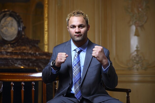LONDON, ENGLAND - APRIL 18:  Josh Koscheck poses for a portrait during the Bellator 158 MMA Press Conference at the Four Seasons Hotel on April 18, 2016 in London, England.  (Photo by Jordan Mansfield/Getty Images)