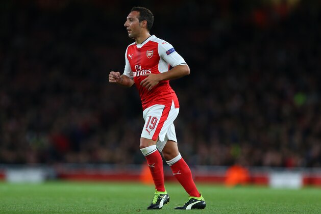 LONDON, ENGLAND - OCTOBER 19: Santi Cazorla of Arsenal during the UEFA Champions League match between Arsenal FC and PFC Ludogorets Razgrad at Emirates Stadium on October 19, 2016 in London, England. (Photo by Catherine Ivill - AMA/Getty Images)