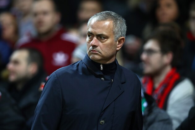 MANCHESTER, ENGLAND - FEBRUARY 16:  Jose Mourinho, Manager of Manchester United looks on during the UEFA Europa League Round of 32 first leg match between Manchester United and AS Saint-Etienne at Old Trafford on February 16, 2017 in Manchester, United Kingdom.  (Photo by Clive Brunskill/Getty Images)