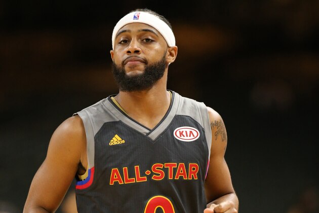 NEW ORLEANS, LA - FEBRUARY 17: Brandon Armstrong #0 of the West Team during the NBA All-Star Celebrity Game as a part of 2017 All-Star Weekend at the Mercedes-Benz Superdome on February 17, 2017 in New Orleans, Louisiana. NOTE TO USER: User expressly acknowledges and agrees that, by downloading and/or using this photograph, user is consenting to the terms and conditions of the Getty Images License Agreement. Mandatory Copyright Notice: Copyright 2017 NBAE (Photo by Joe Murphy/NBAE via Getty Images)