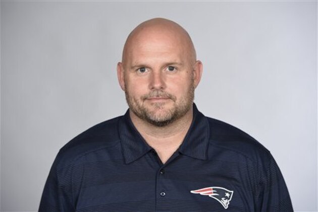 This is a 2016 photo of Brian Daboll of the New England Patriots NFL football team. This image reflects the New England Patriots active roster as of Wednesday, May 25, 2016 when this image was taken. (AP Photo)