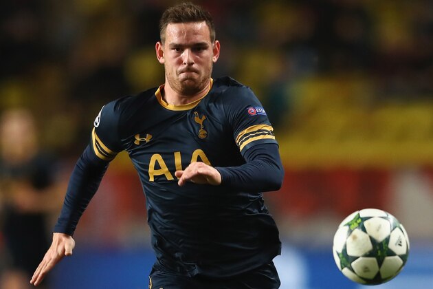 MONACO - NOVEMBER 22:  Vincent Janssen of Tottenham during the UEFA Champions League Group E match between AS Monaco FC and Tottenham Hotspur FC  at Louis II Stadium on November 22, 2016 in Monaco, .  (Photo by Michael Steele/Getty Images)