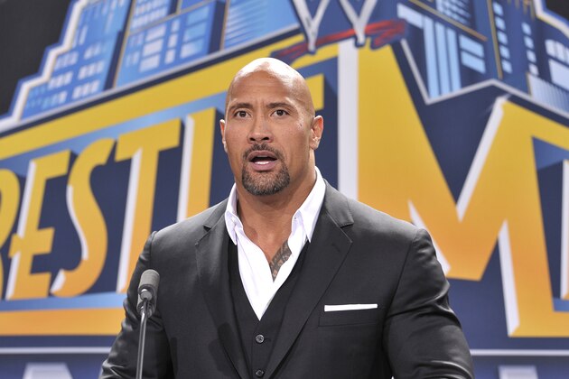 EAST RUTHERFORD, NJ - FEBRUARY 16: Dwayne 'The Rock' Johnson attends a press conference to announce that MetLife Stadium will host WWE Wrestlemania 29 in 2013 at MetLife Stadium on February 16, 2012 in East Rutherford, New Jersey. (Photo by Michael N. Todaro/Getty Images)