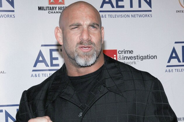 NEW YORK - APRIL 21:   Wrestler Bill Goldberg arrives to A&E Television Networks Upfront  celebration held at Rockefeller Center April 21, 2005 in New York City.  (Photo by Fernando Leon/Getty Images)