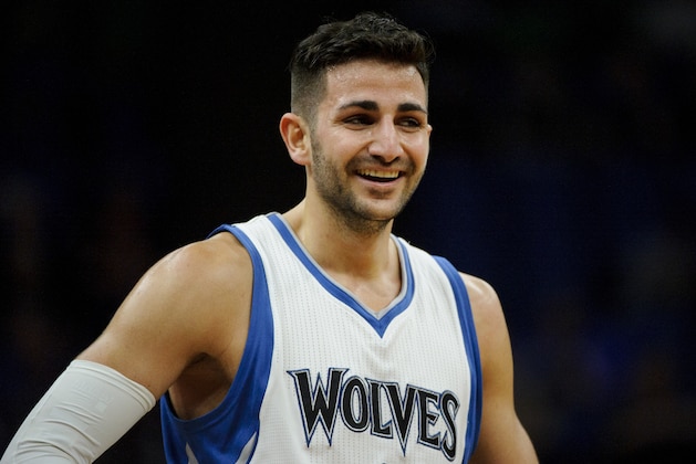 MINNEAPOLIS, MN - JANUARY 09: Ricky Rubio #9 of the Minnesota Timberwolves looks on during the game against the Dallas Mavericks on January 9, 2017 at the Target Center in Minneapolis, Minnesota. NOTE TO USER: User expressly acknowledges and agrees that, by downloading and or using this Photograph, user is consenting to the terms and conditions of the Getty Images License Agreement. (Photo by Hannah Foslien/Getty Images)