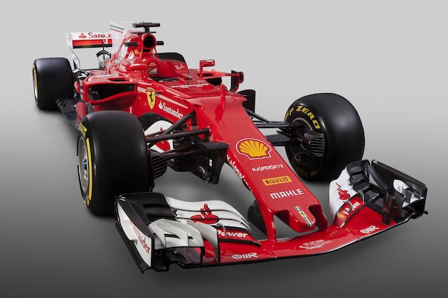 MARANELLO, ITALY - FEBRUARY 24: In this handout supplied today by Scuderia Ferrari, the team unveil their new SF16-H Formula One car on February 24, 2016 in Maranello, Italy.  (Photo by Handout/Scuderia Ferrari via Getty Images)