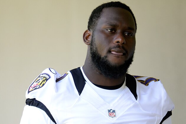 OWINGS MILLS, MD - MAY 05:  Matt Elam #31 of the Baltimore Ravens walks off the field after a practice during the Baltimore Ravens rookie camp on May 5, 2013 in Owings Mills, Maryland.  (Photo by Patrick McDermott/Getty Images)