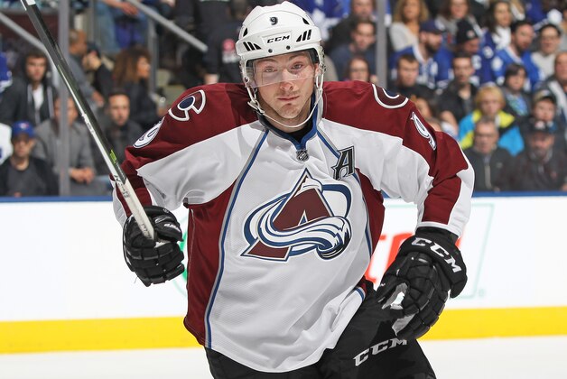TORONTO, ON - DECEMBER 11:  Matt Duchene #9 of the Colorado Avalanche skates against the Toronto Maple Leafs during an NHL game at the Air Canada Centre on December 11, 2016 in Toronto, Ontario, Canada. The Avalanche defeated the Maple Leafs 3-1. (Photo by Claus Andersen/Getty Images)