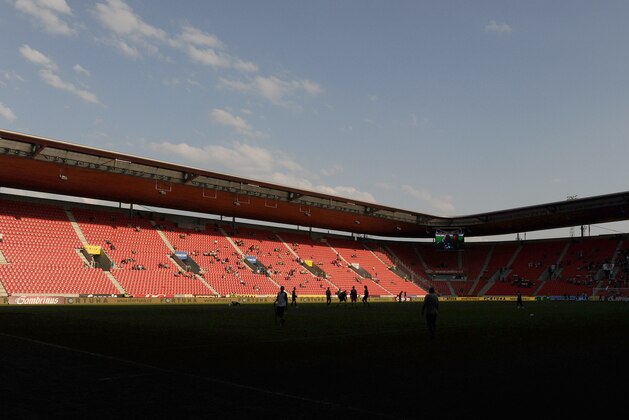 PRAGUE, CZECH REPUBLIC - APRIL 24:  General view of the Synot Tip Arena before the start of the Czech First League match between Bohemians 1905 and FK Mlada Boleslav on April 24, 2011 in Prague, Czech Republic.  (Photo by Adamek Ladislav/EuroFootball/Getty Images)