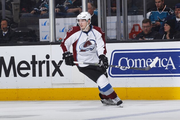 SAN JOSE, CA - JANUARY 21: Matt Duchene #9 of the Colorado Avalanche skates against the San Jose Sharks at SAP Center on January 21, 2017 in San Jose, California. (Photo by Rocky W. Widner/NHL/Getty Images)