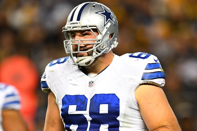 PITTSBURGH, PA - NOVEMBER 13:  Doug Free #68 of the Dallas Cowboys in action during the game against the Pittsburgh Steelers at Heinz Field on November 13, 2016 in Pittsburgh, Pennsylvania. (Photo by Joe Sargent/Getty Images) *** Local Caption ***