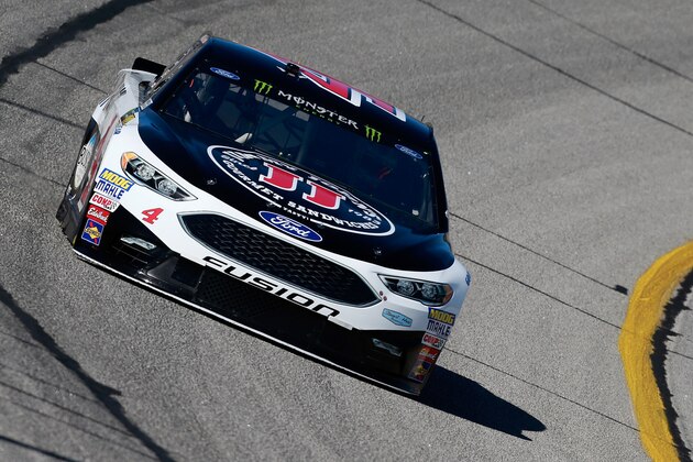HAMPTON, GA - MARCH 03:  Kevin Harvick, driver of the #4 Jimmy John's Ford, practices for the Monster Energy NASCAR Cup Series Folds of Honor QuickTrip 500 at Atlanta Motor Speedway on March 3, 2017 in Hampton, Georgia.  (Photo by Matt Sullivan/Getty Images)