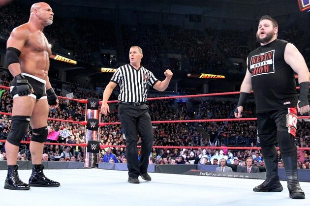 The main event of WWE Fastlane 2017 was over in under 30 seconds.