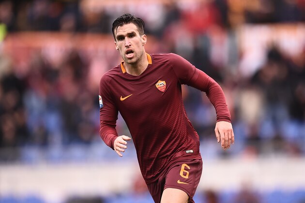 CORRECTION - Roma's midfielder from Netherlands Kevin Strootman reacts after missing a shot during the Italian Serie A football match AS Roma vs Napoli on March 4, 2017 at the Olympic Stadium in Rome. Napoli won 1-2. / AFP PHOTO / FILIPPO MONTEFORTE / The erroneous mention[s] appearing in the metadata of this photo by FILIPPO MONTEFORTE has been modified in AFP systems in the following manner: [reacts after missing a shot] instead of [celebrates after scoring]. Please immediately remove the erroneous mention[s] from all your online services and delete it (them) from your servers. If you have been authorized by AFP to distribute it (them) to third parties, please ensure that the same actions are carried out by them. Failure to promptly comply with these instructions will entail liability on your part for any continued or post notification usage. Therefore we thank you very much for all your attention and prompt action. We are sorry for the inconvenience this notification may cause and remain at your disposal f