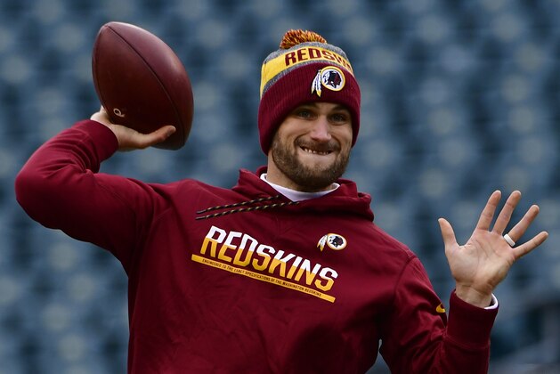 PHILADELPHIA, PA - DECEMBER 11: Kirk Cousins #8 of the Washington Redskins warms up before taking on the Philadelphia Eagles at Lincoln Financial Field on December 11, 2016 in Philadelphia, Pennsylvania. (Photo by Corey Perrine/Getty Images)