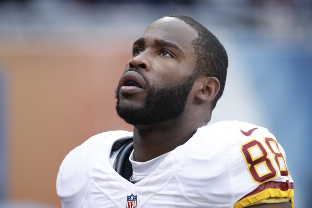 CHICAGO, IL - DECEMBER 24: Pierre Garcon #88 of the Washington Redskins looks on during the game against the Chicago Bears at Soldier Field on December 24, 2016 in Chicago, Illinois. Washington defeated Chicago 41-21. (Photo by Joe Robbins/Getty Images)