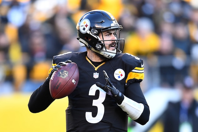 PITTSBURGH, PA - JANUARY 01:  Landry Jones #3 of the Pittsburgh Steelers in action during the game against the Cleveland Browns at Heinz Field on January 1, 2017 in Pittsburgh, Pennsylvania. (Photo by Joe Sargent/Getty Images) *** Local Caption ***