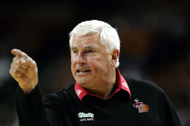 AUSTIN, TX - JANUARY 25:  Head coach Bob Knight of the Texas Tech Red Raiders yells during a game against the Texas Longhorns on January 25, 2005 at the Frank Erwin Center in Austin, Texas. The Longhorns defeated the Red Raiders 80-73.  (Photo by Ronald Martinez/Getty Images)