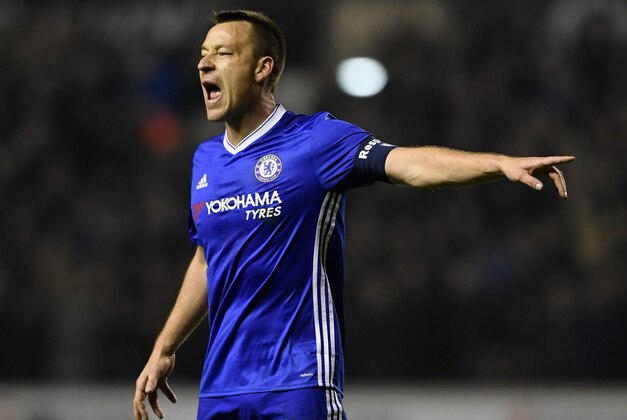 WOLVERHAMPTON, ENGLAND - FEBRUARY 18:  Chelsea player John Terry reacts during The Emirates FA Cup Fifth Round match between Wolverhampton Wanderers and Chelsea at Molineux on February 18, 2017 in Wolverhampton, England.  (Photo by Stu Forster/Getty Images)
