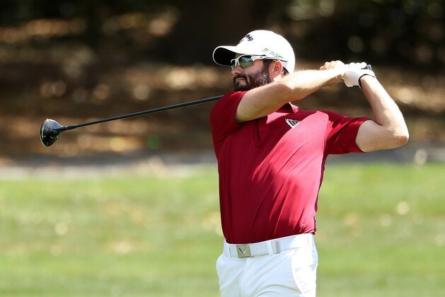 PALM HARBOR, FL - MARCH 11: Adam Hadwin of Canada plays a shot on the first hole during the third round of the Valspar Championship at Innisbrook Resort Copperhead Course on March 11, 2017 in Palm Harbor, Florida.  (Photo by Mike Lawrie/Getty Images)