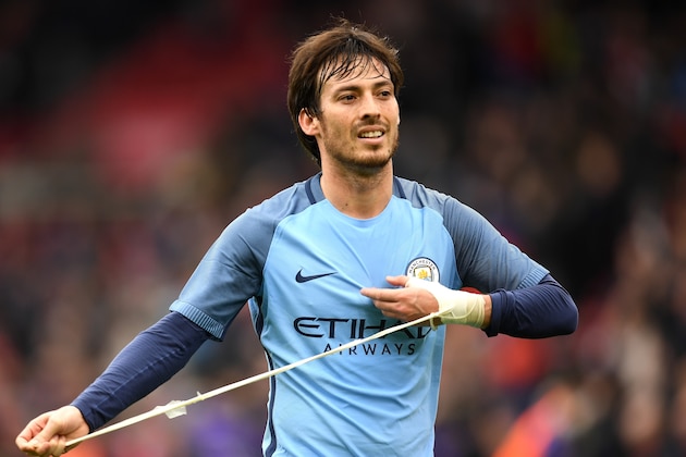 MIDDLESBROUGH, ENGLAND - MARCH 11:  David Silva of Manchester City after The Emirates FA Cup Quarter-Final match between Middlesbrough and Manchester City at Riverside Stadium on March 11, 2017 in Middlesbrough, England.  (Photo by Michael Regan/Getty Images)