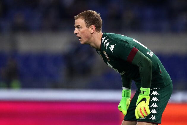 ROME, ITALY - MARCH 13: Joe Hart of FC Torino looks on during the Serie A match between SS Lazio and FC Torino at Stadio Olimpico on March 13, 2017 in Rome, Italy. (Photo by Chris Brunskill Ltd/Getty Images)