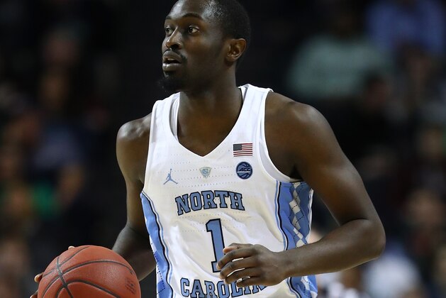 NEW YORK, NY - MARCH 10:  Theo Pinson #1 of the North Carolina Tar Heels in action against the Duke Blue Devils during the Semi Finals of the ACC Basketball Tournament  at the Barclays Center on March 10, 2017 in New York City.  (Photo by Al Bello/Getty Images)