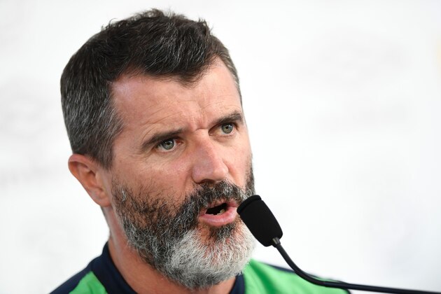 Ireland's assistant coach Roy Keane holds a press conference at the Montbauron stadium in Versailles on June 24, 2016 during the Euro 2016 football tournament.  / AFP / MIGUEL MEDINA        (Photo credit should read MIGUEL MEDINA/AFP/Getty Images)