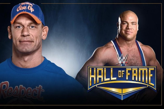 John Cena will induct Kurt Angle into the WWE Hall of Fame. John Cena will induct Kurt Angle into the WWE Hall of Fame.