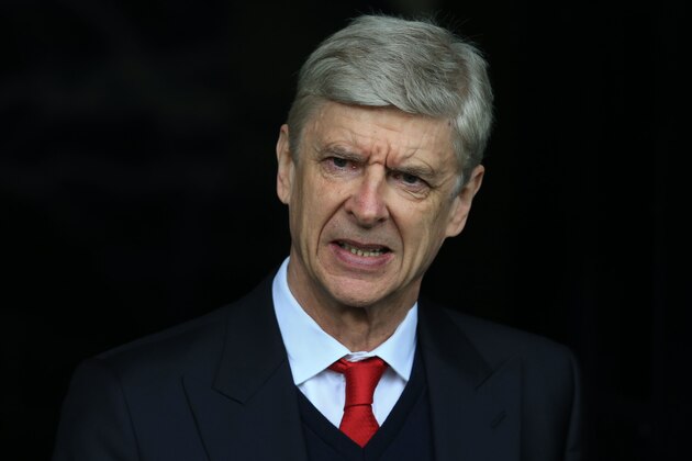 Arsenal's French manager Arsene Wenger looks on before the English Premier League football match between West Bromwich Albion and Arsenal at The Hawthorns stadium in West Bromwich, central England, on March 18, 2017.
/ AFP PHOTO / Lindsey PARNABY / RESTRICTED TO EDITORIAL USE. No use with unauthorized audio, video, data, fixture lists, club/league logos or 'live' services. Online in-match use limited to 75 images, no video emulation. No use in betting, games or single club/league/player publications. / (Photo credit should read LINDSEY PARNABY/AFP/Getty Images) Arsenal's French manager Arsene Wenger looks on before the English Premier League football match between West Bromwich Albion and Arsenal at The Hawthorns stadium in West Bromwich, central England, on March 18, 2017.
/ AFP PHOTO / Lindsey PARNABY / RESTRICTED TO EDITORIAL USE. No use with unauthorized audio, video, data, fixture lists, club/league logos or 'live' services. Online in-match use limited to 75 images, no video emulation. No use in betting, games or single club/league/player publications. / (Photo credit should read LINDSEY PARNABY/AFP/Getty Images)